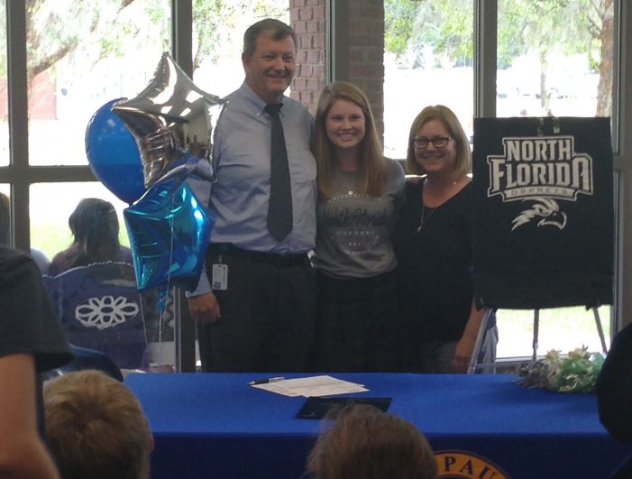 Local JPII CHS Standout, Teresa Conroy, Stays “On Par” and Commits to University of North Florida