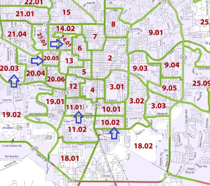 Five Tallahassee Census Tracts Designated as Opportunity Zones ...