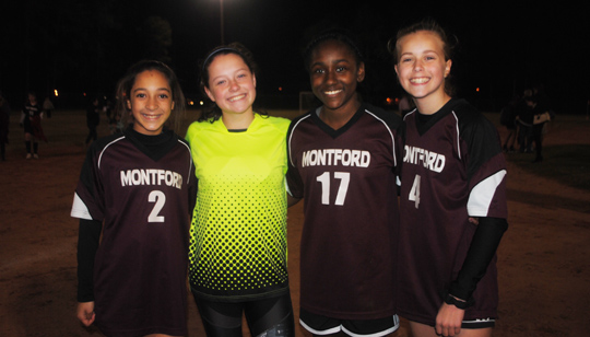 Montford Girls Soccer Team on a Winning Streak