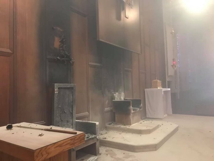 Arson Suspected in St. Thomas More Church Fire