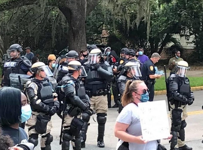 Protests in Tallahassee Not All Peaceful