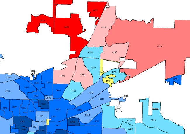 Neighborhood Analysis of Three City Commission Races