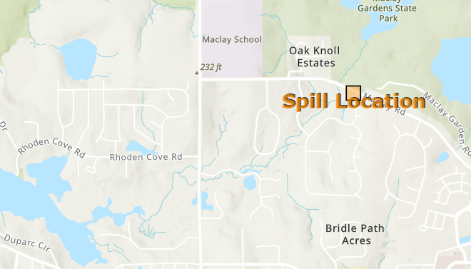 Sewer Pipeline Near Maclay Road Breaks, Spills 230,000 Gallons