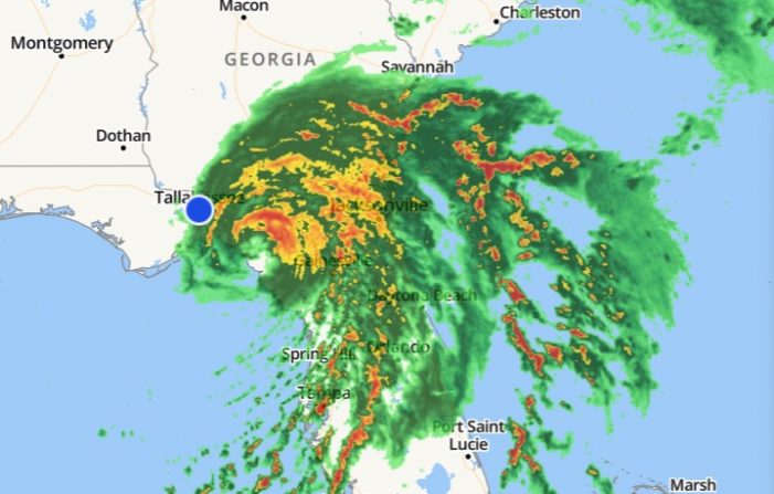 Debby Makes Landfall in Big Bend