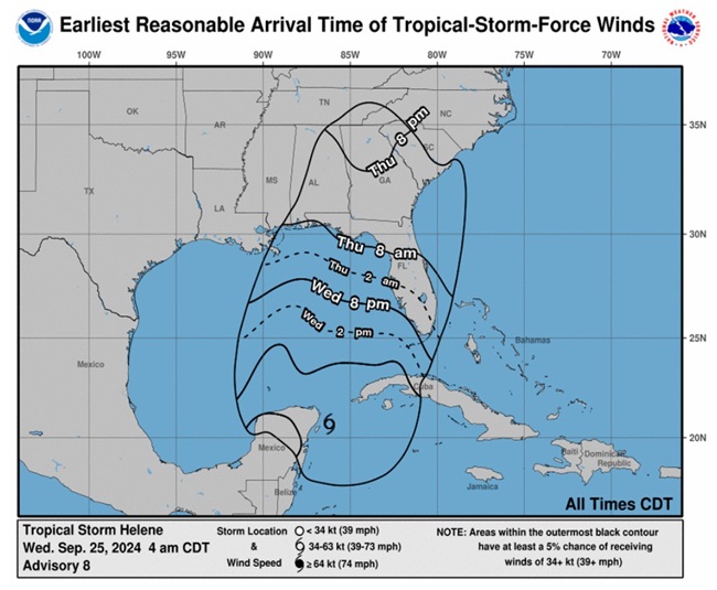 Florida Braces for Helene