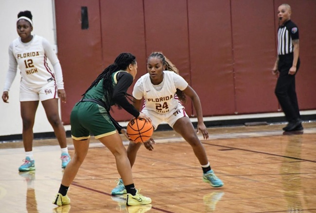 Florida High Girls Basketball Team Upsets Lincoln at Home