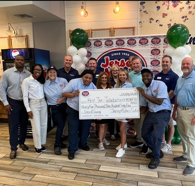 Jersey Mike’s Donates $35K to First Tee Program