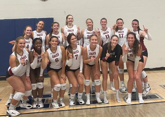 Chiles Volleyball Beats Top Ranked Gulf Breeze on the Road
