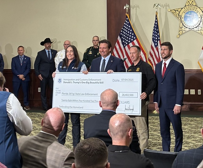 Florida Gets $38M From ICE for Immigration Crackdown