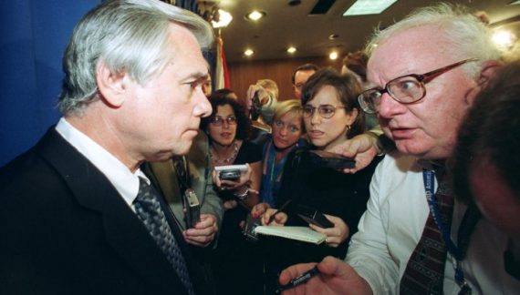 Cotterell, an ‘Institution’ in Political Coverage, Dies