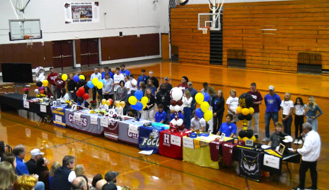 Chiles High School Athletes Participate in Signing Ceremony