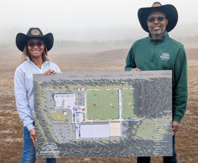 Charlie and Tonya Ward Host Groundbreaking for the Champions Ranch Charlie and Tonya Ward Host Groundbreaking for the Champions Ranch