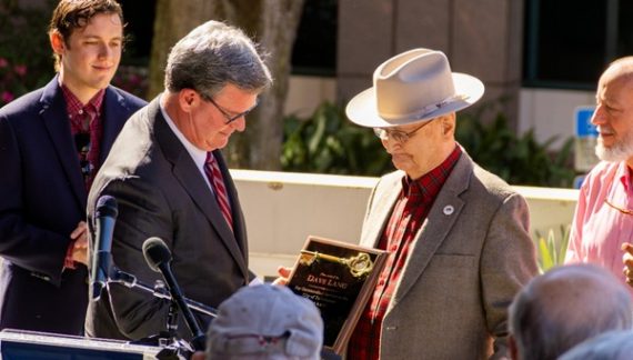 Dave Lang, Former Clerk of the Court, Honored by City